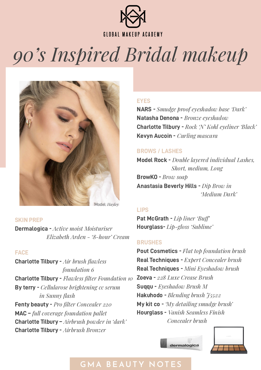 90’s Inspired bronzed makeup tutorial