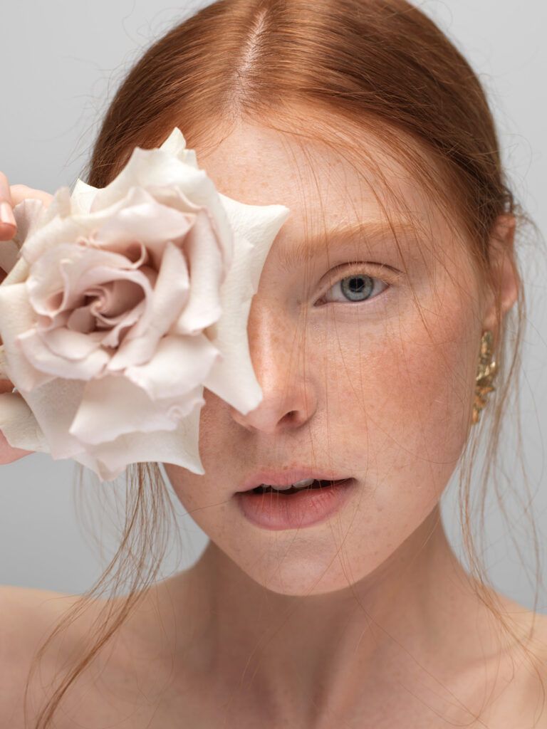 No makeup makeup for beauty photoshoot 